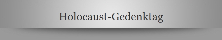 Holocaust-Gedenktag