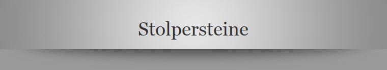 Stolpersteine